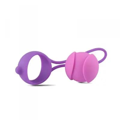 Вагінальні кульки MSX Toyz4lover Palline Bi-Balls Single, фіолетові