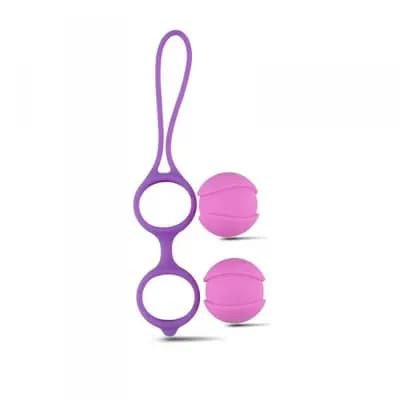 Вагінальні кульки MSX Toyz4Lovers Palline Bi-Balls Single, фіолетові