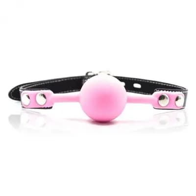 Кляп MSX Gag Ball Gag + Block, рожевий