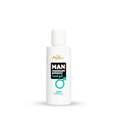Стимулюючий гель для чоловіків MyLove Man Maximum Potency Med Gel, з ароматом кави, 150 мл