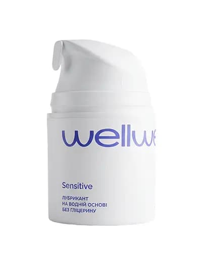 Лубрикант на водной основе WellWet Sensitive, без глицерина, 30 мл