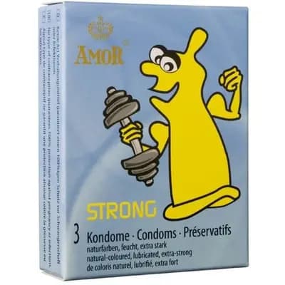 Презервативы AMOR Strong, усиленные, 3 шт