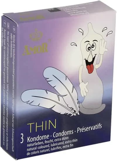 Презервативи Amor  Thin, 3 шт