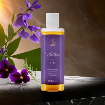 Масажна олійка Amor Relax з заспокійливим ароматом, 100ml