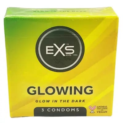 Презервативи 3 SZT EXS Glow