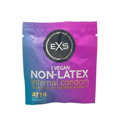 Внутрішній презерватив EXS Internal Condom, non-latex, ультратонкий, з петлями для фіксації