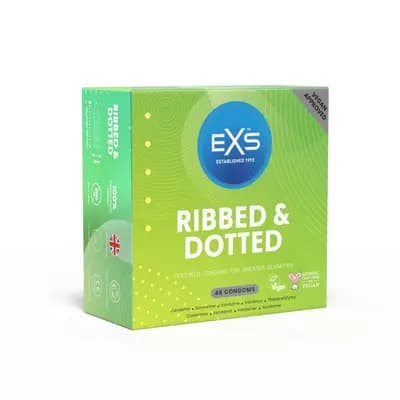 Презервативи EXS RIBBED AND DOTTED 48 шт