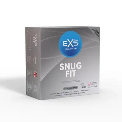 Презервативи EXS Snug Fit, зменшений розмір, 48 шт