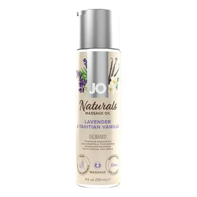 Масажна олійка FeelzToys Naturals, аромат лаванди та таїтянської ванілі, 120 мл