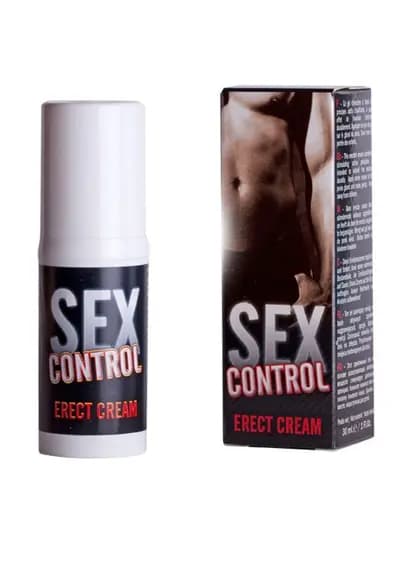 Крем для покращення ерекції RUF Sex Control Erect, з розігрівальним ефектом, 30 мл