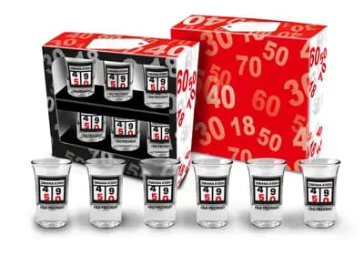 Набір чарок з 6шт  kieliszkow 35 ml