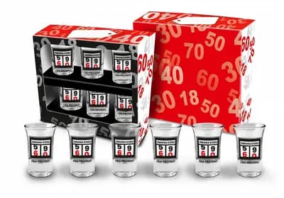 Набір чарок з 6 шт 35 ml 60