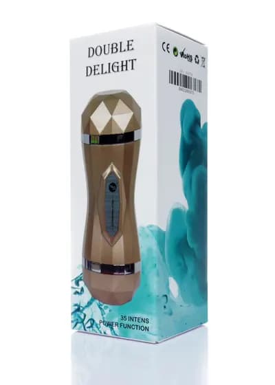 Мастурбатор Boss Series Susan Double Delight 2.0, вагіна, з вібрацією, тілесний
