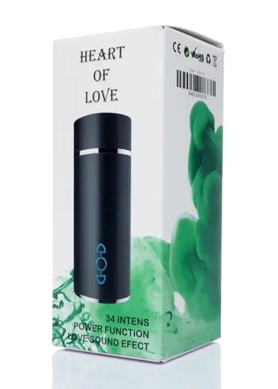 Мастурбатор BOSS SERIES Lyla Vagina Heart Of Love, з вібрацією