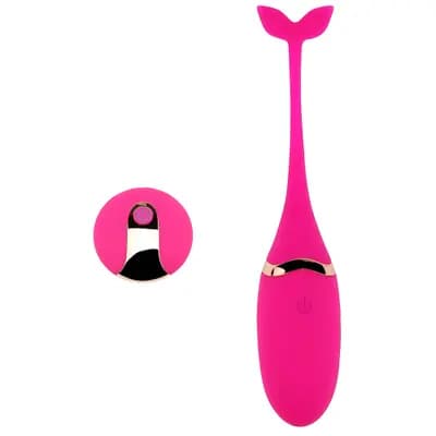 Віброяйце BOSS SERIES Vibrating Egg, з пультом керування, рожеве