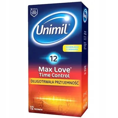 Презервативи Unimil Max Love Time Control, 12 шт