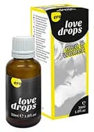 Збуджуючі краплі HOT Love Drops, для чоловіків та жінок, 30 мл