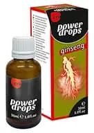 Збуджуючі краплі HOT Men Power Ginseng Drops, з екстрактом женьшеню, 30 мл
