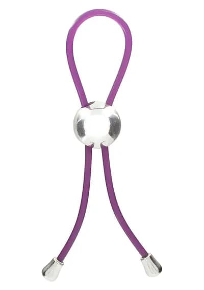 Ерекційна петля ADJUSTABLE LOVE RING PURPLE