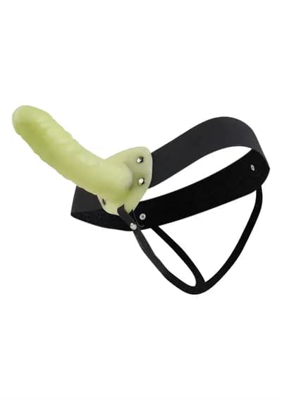 Страпон FF HOLLOW STRAP ON GLOW IN THE DA