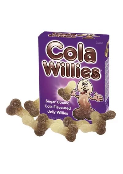 Желейні цукерки у формі пеніса SCALA Cola Willies, зі смаком коли, коричневі