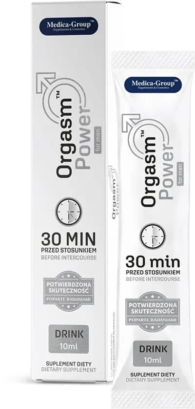 Збуджуючі краплі MEDICA Orgasm Power for Men Drink, аромат вишні, 10 мл