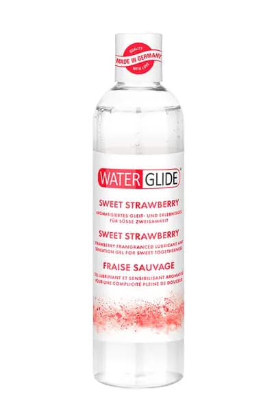 Лубрикант на водной основе TONGA Waterglide Sweet Strawberry, с ароматом клубники, 300 мл