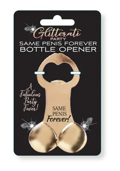 Открывалка для бутылок SHOTS Glitterati Penis Bottle Opener