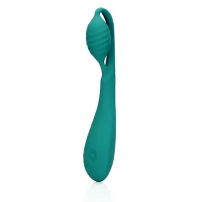 Вібратор для точки G SCALA Loveline G-Spot Vibrator With Bead, зелений