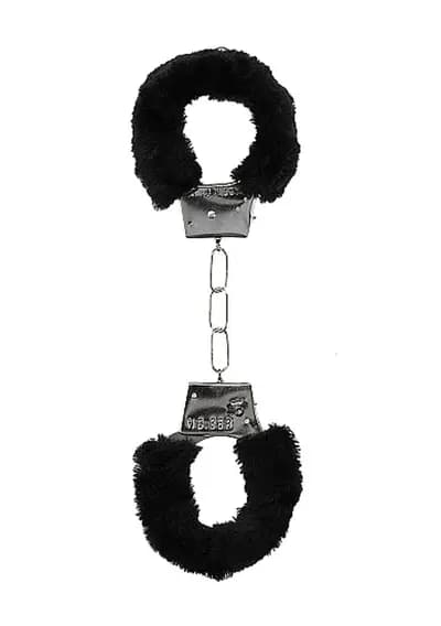 Наручники Beginners Handcuffs Furry - Black
