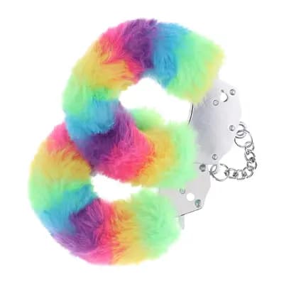 Наручники Ouch! Heavy-Duty Fluffy Handcuffs, пушистые, для ролевых игр
