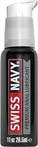 Лубрикант на силіконовій основі Swiss Navy Premium Silicone Anal, з гвоздичною олією, синій, 29,5 мл