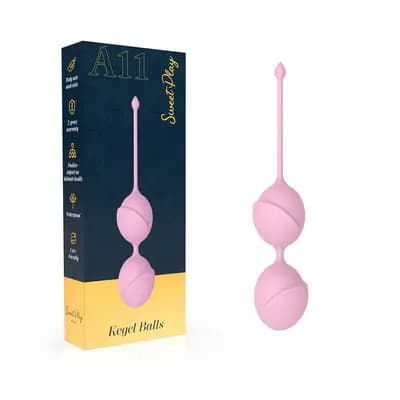 Вагинальные шарики EROSPACE Sweet Play Kegel Balls A11, розовые