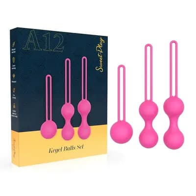 Набір вагінальних кульок Sweet Play Kegel Balls Set A12, рожевий