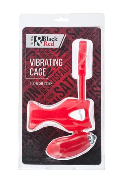 Ерекційне кільце Black&amp;Red Vibrating sleeve with bullet
