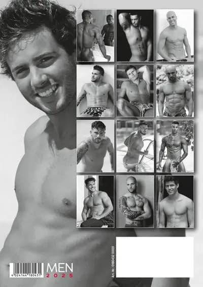 Календар з чоловіками PIN-UP Calendar Soft Men, 2025