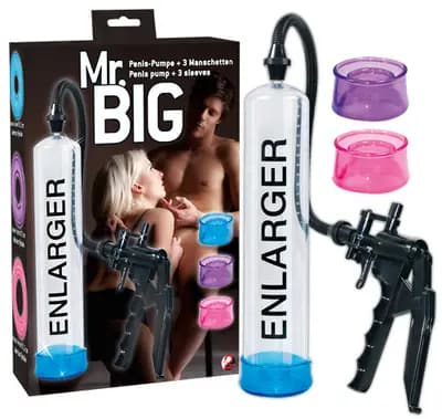 Вакуумна помпа для пеніса ORION You2Toys Mr. Big, з 3 насадками, 32 см
