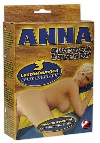 Секс лялька ORION You2Toys Anna Swedish Love Doll, надувна, бежева