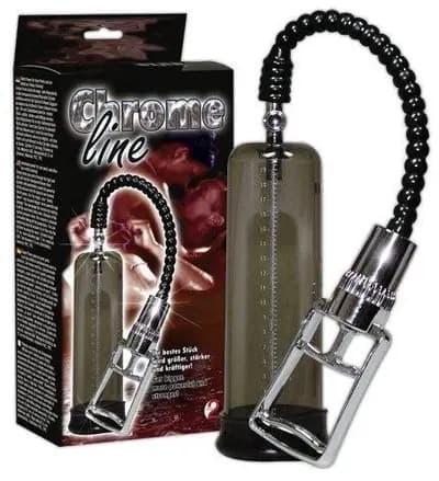 Вакуумна помпа ORION You2Toys Chrome Line Pump, чорна, 21 см