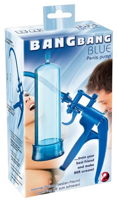 Помпа голубого кольору Bang Bang Black Scissors Grip