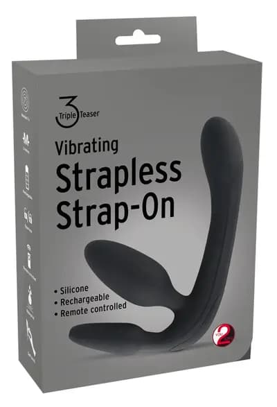 Страпон з вібрацією Vibrating Strapless Strap-On 3
