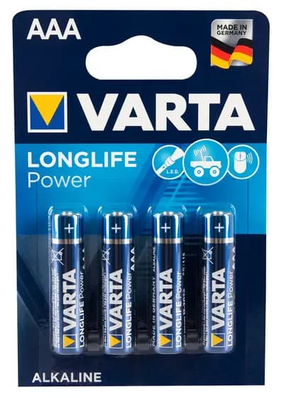 Батарейки 4 Varta AAA Batteries