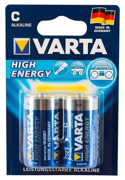 Батарейки 2 Varta C Batteries