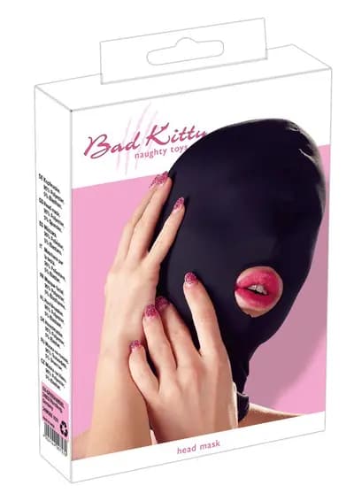 Маска БДСМ ORION Bad Kitty Naughty Toys Mask, чорна