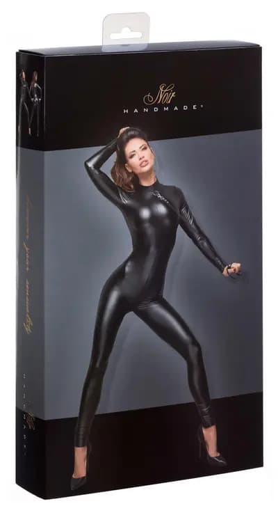 Комбинезон ORION Noir Handmade Catsuit with Leash, черный, S