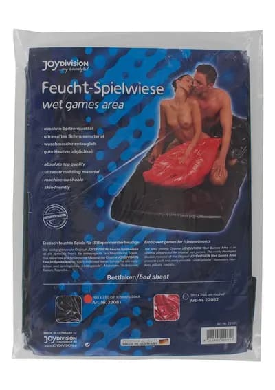 БДСМ-Wet games area, bed sheet,180 x 260 cm, black