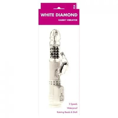 Вібратор  Minx White Diamond Rabbit Вібратор  White