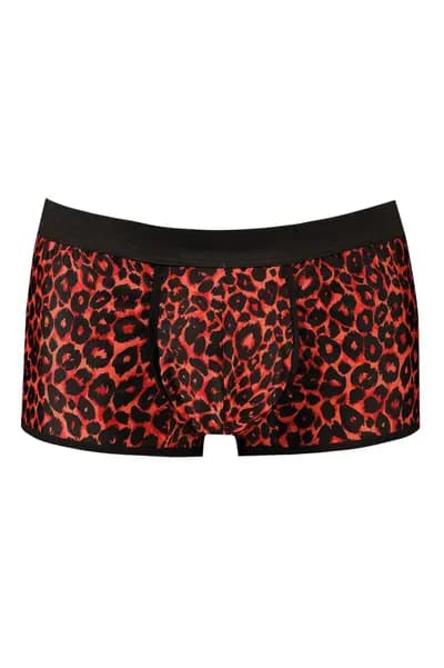 Чоловічі боксери ANAIS Tribal Boxer, з анімалістичним принтом, червоні, S