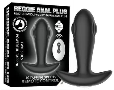Анальна вібропробка BOSS SERIES Dual Tapping Anal Plug