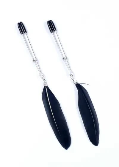 Затискачі для сосків FETISH BOSS SERIES Exclusive Nipple Clamps No. 14, чорні